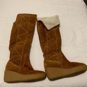 MICHAEL Michael Kors Shearling KneeHigh Wedge Boot